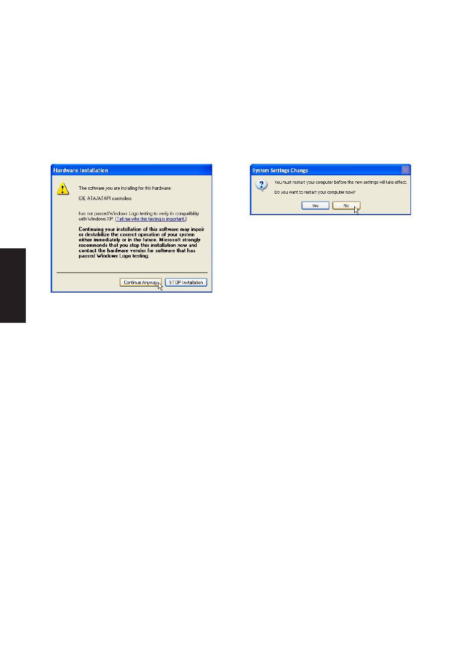 Ide ata/atapi driver setup | Asus A3N User Manual | Page 108 / 118