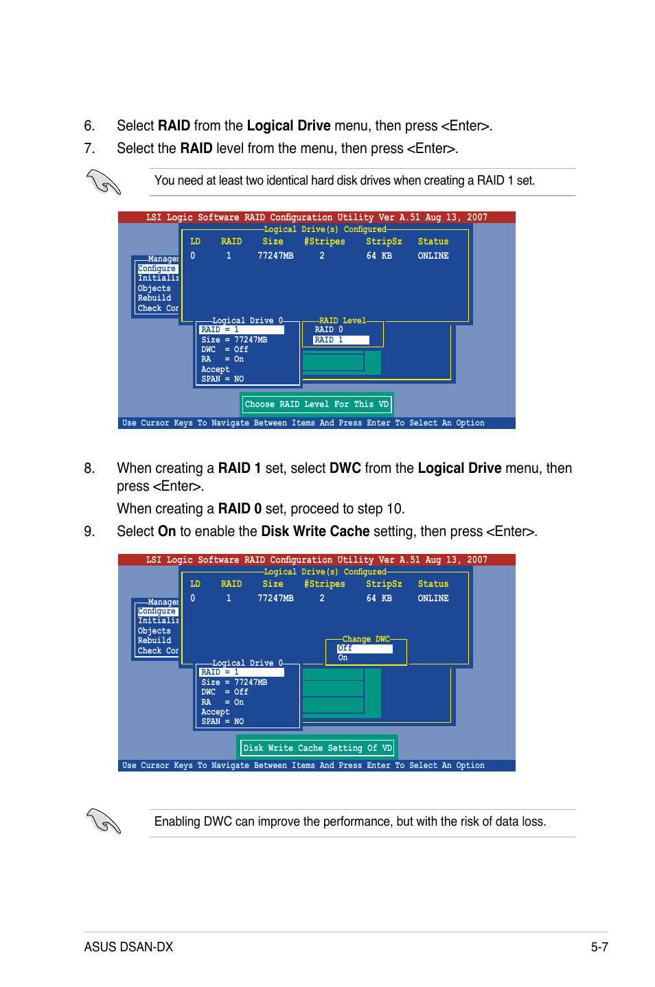 Asus dsan-dx 5-7 | Asus DSAN-DX User Manual | Page 105 / 162