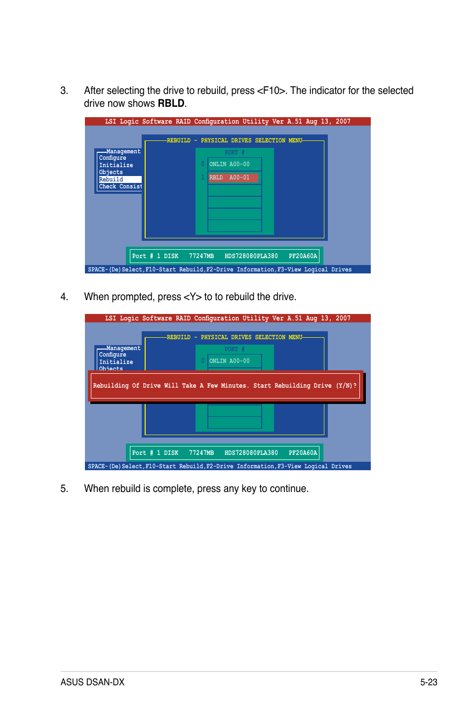 Asus dsan-dx 5-23 | Asus DSAN-DX User Manual | Page 121 / 162