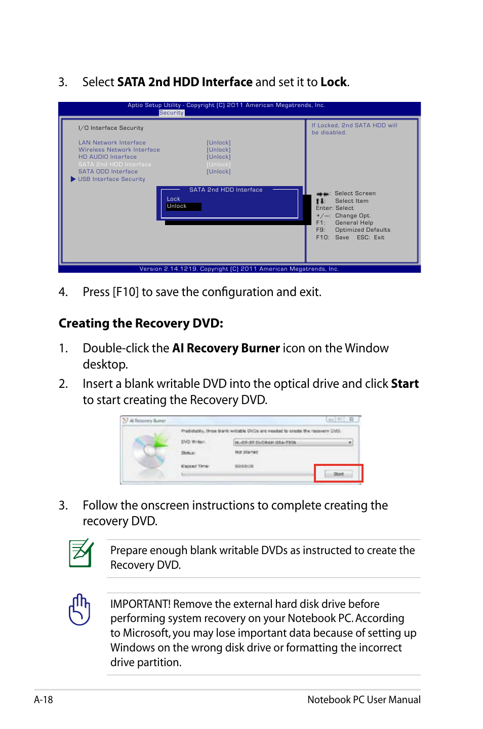 Asus G75VX User Manual | Page 96 / 126