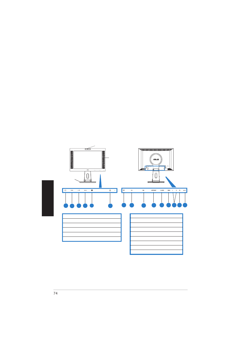 安全にお使いいただくために, ディスプレイ | Asus PW201 User Manual | Page 78 / 124