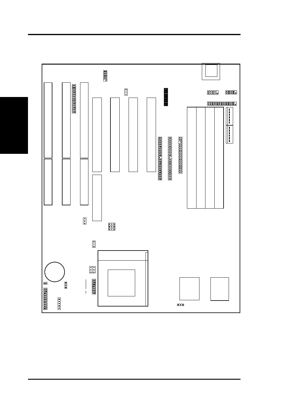 Iii. installation, Map of the motherboard, 4asus p/i-p55sp4v user’s manual | Map of board) iii. inst alla tion | Asus P/I-P55SP4V User Manual | Page 10 / 96