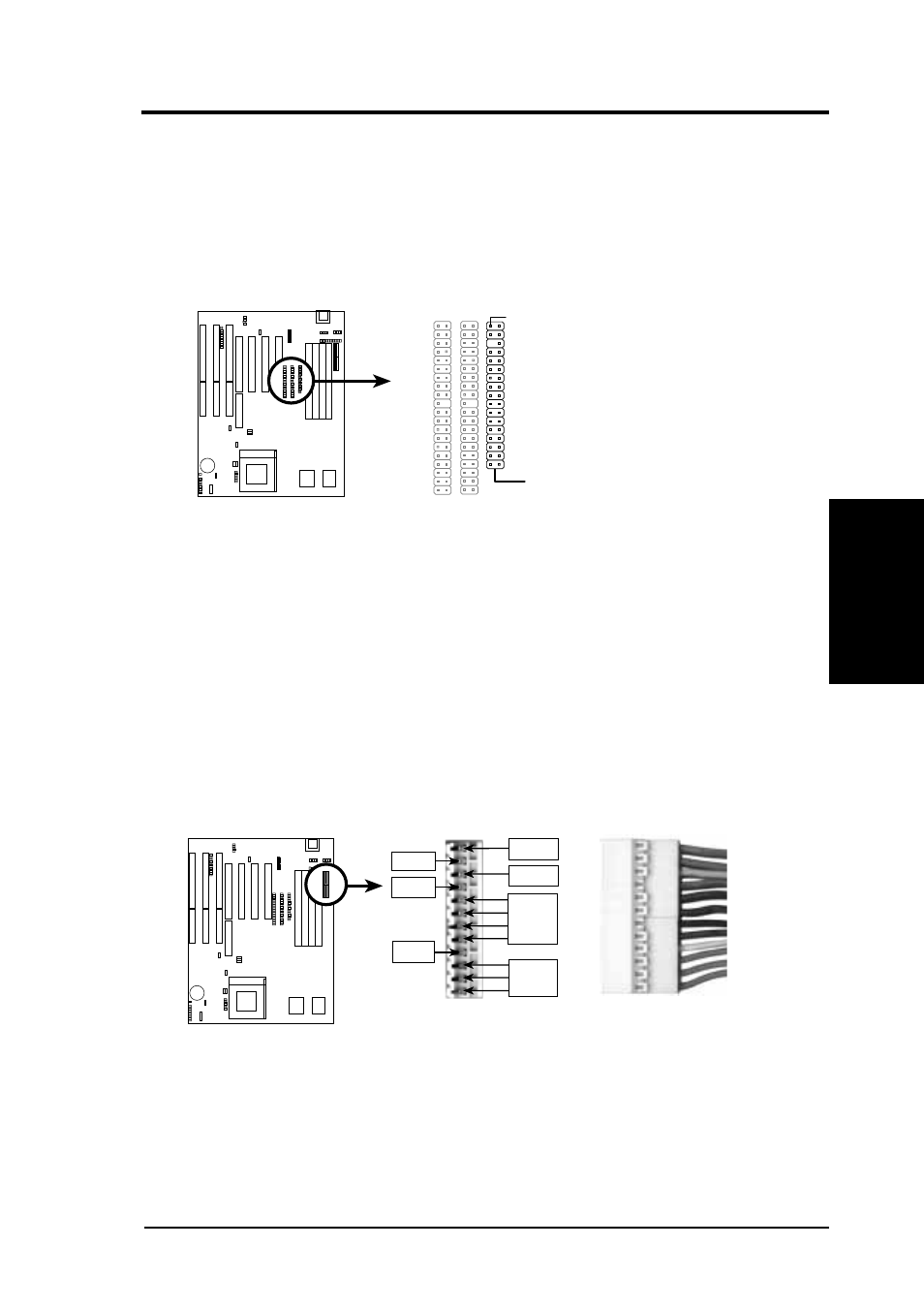 Iii. installation, Connectors) iii. inst alla tion | Asus P/I-P55SP4V User Manual | Page 27 / 96