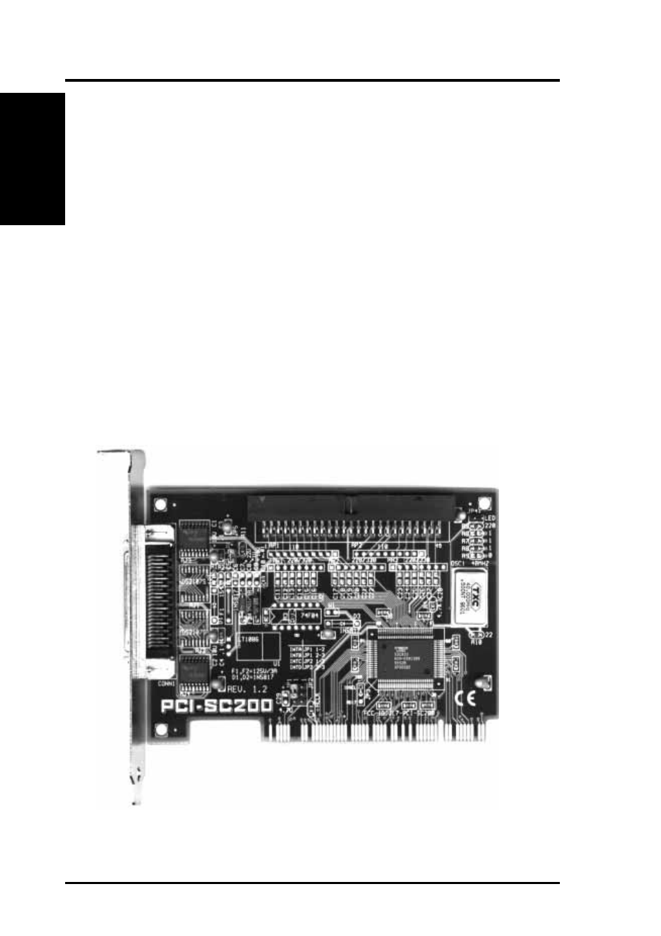 Vi. pci-sc200 scsi card, The pci-sc200 scsi interface card, Setting up the pci-sc200 | Asus P/I-P55SP4V User Manual | Page 60 / 96