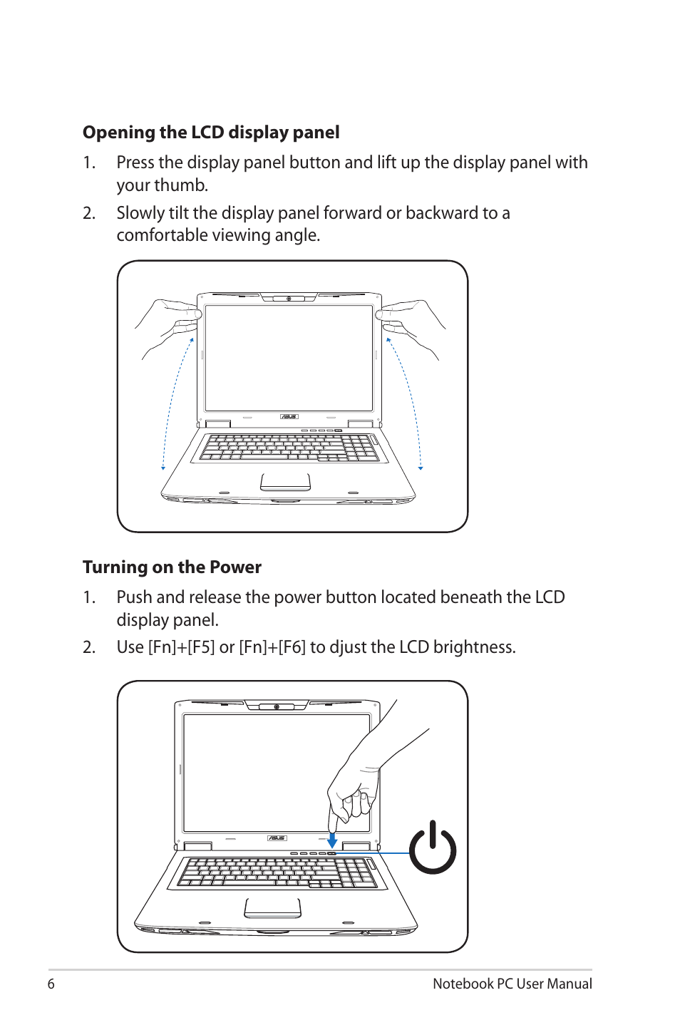 Asus G72gx User Manual | Page 6 / 28