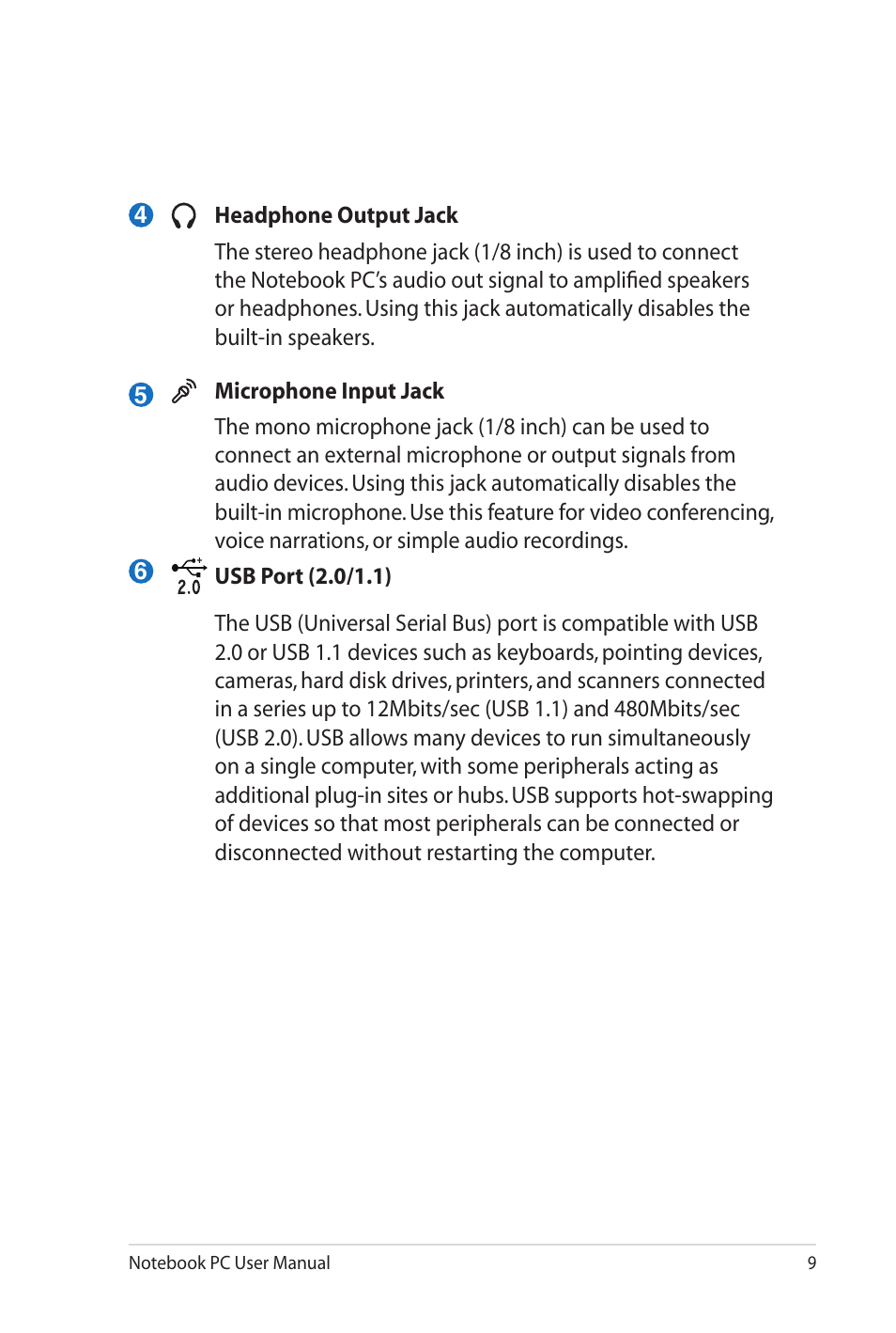 Asus G72gx User Manual | Page 9 / 28