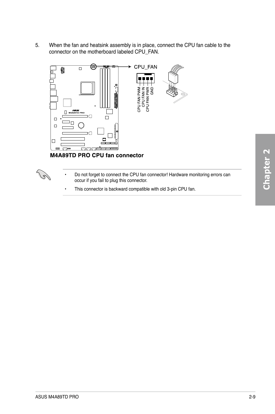 Chapter 2 | Asus M4A89TD PRO/USB3 User Manual | Page 27 / 120