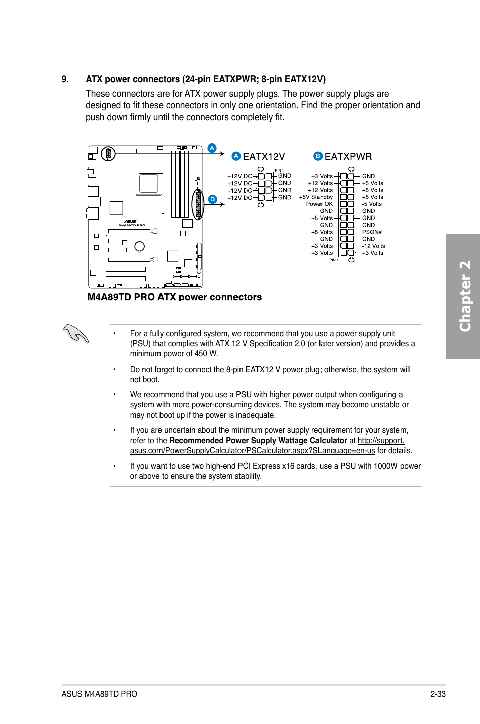 Chapter 2 | Asus M4A89TD PRO/USB3 User Manual | Page 51 / 120