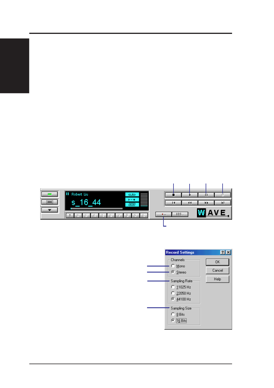 Vi. software reference, Creative wave player | Asus MEB-VM User Manual | Page 70 / 80