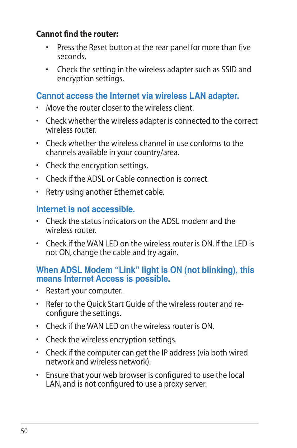 Asus RT-AC66U User Manual | Page 50 / 70