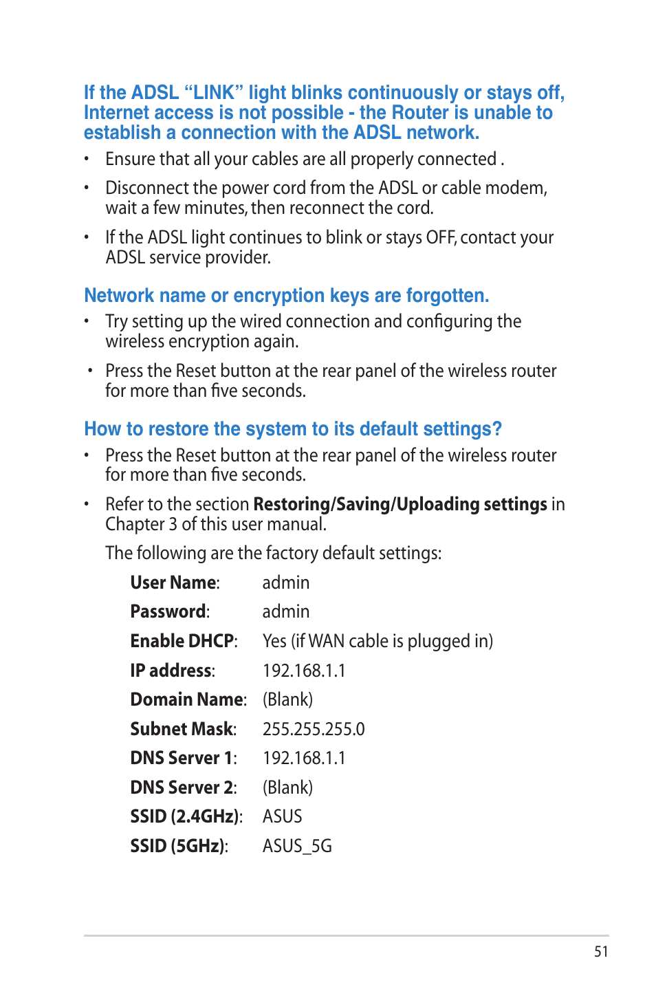 Asus RT-AC66U User Manual | Page 51 / 70