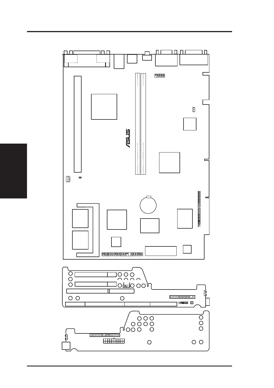 Iii. installation, Asus p2l-n/p2e-n motherboard layout, 12 asus p2l-n/p2e-n user’s manual | Motherboard layout iii. inst alla tion | Asus P2L-N User Manual | Page 12 / 120