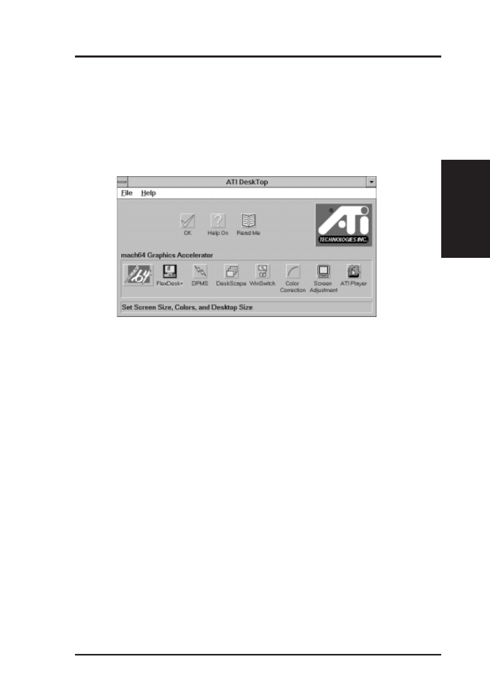 B. video driver, Ati desktop control panel, Ati desktop features | Asus P2L-N User Manual | Page 73 / 120