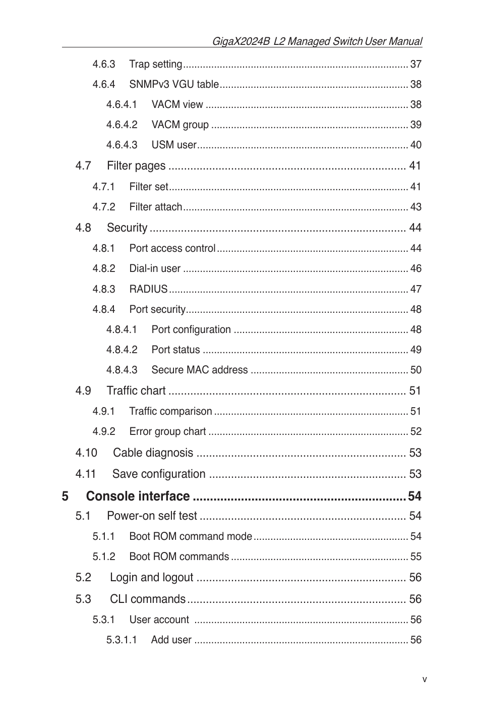5 console interface | Asus GigaX2024B User Manual | Page 7 / 102