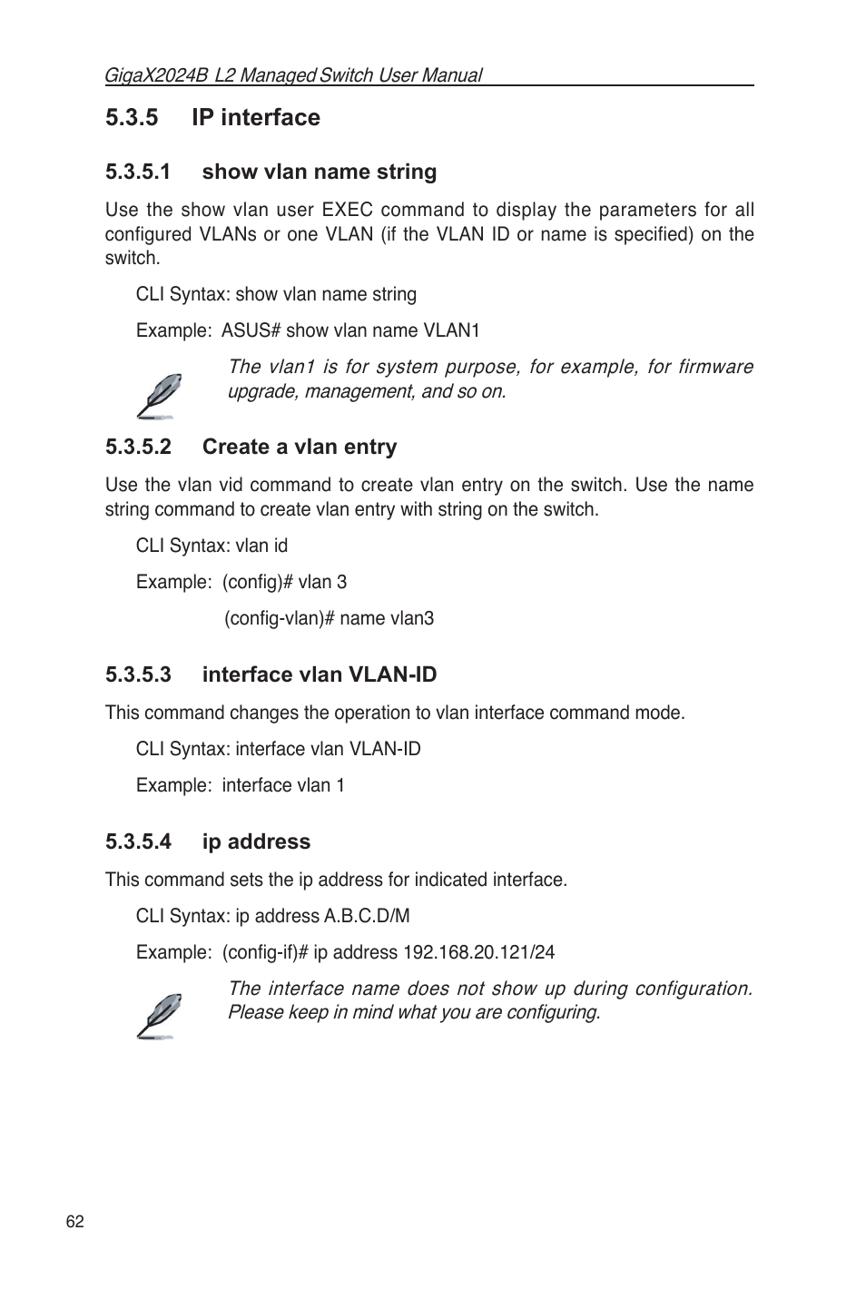 5 ip interface | Asus GigaX2024B User Manual | Page 74 / 102