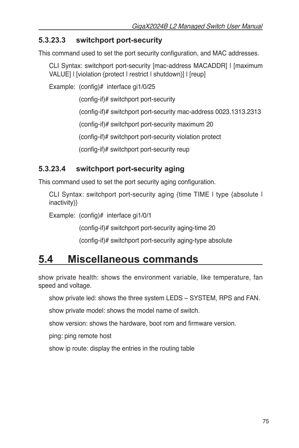 4 miscellaneous commands | Asus GigaX2024B User Manual | Page 87 / 102