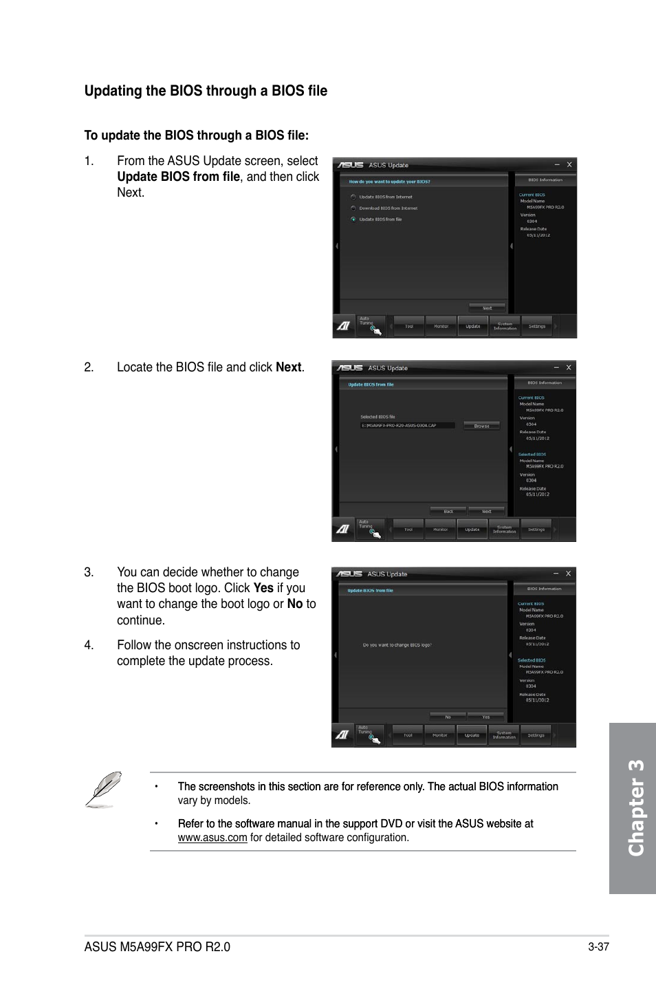 Chapter 3 | Asus M5A99FX PRO R2.0 User Manual | Page 109 / 178