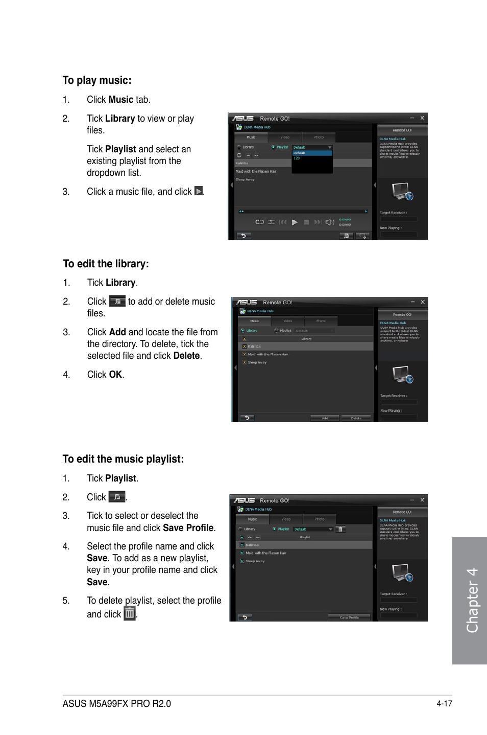 Chapter 4 | Asus M5A99FX PRO R2.0 User Manual | Page 131 / 178