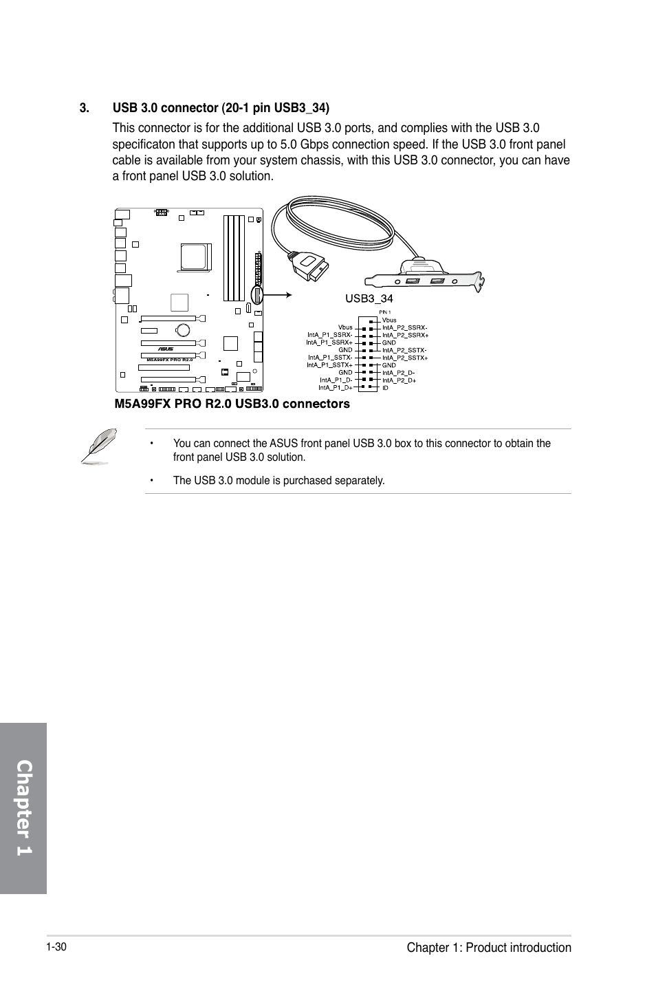 Chapter 1 | Asus M5A99FX PRO R2.0 User Manual | Page 44 / 178