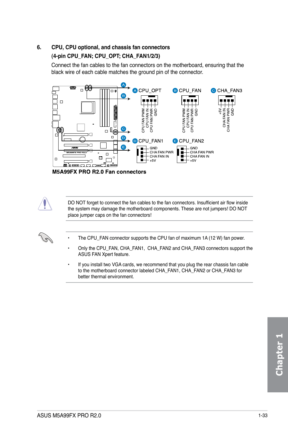 Chapter 1 | Asus M5A99FX PRO R2.0 User Manual | Page 47 / 178