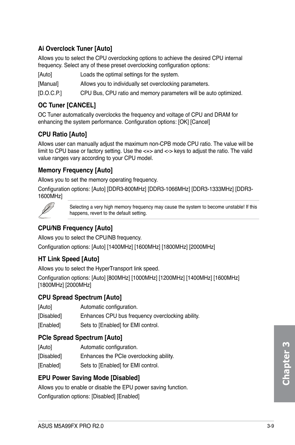 Chapter 3 | Asus M5A99FX PRO R2.0 User Manual | Page 81 / 178