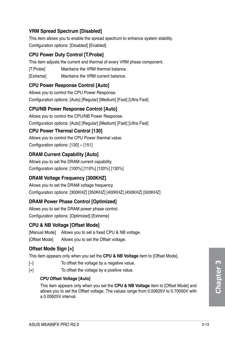 Chapter 3 | Asus M5A99FX PRO R2.0 User Manual | Page 85 / 178