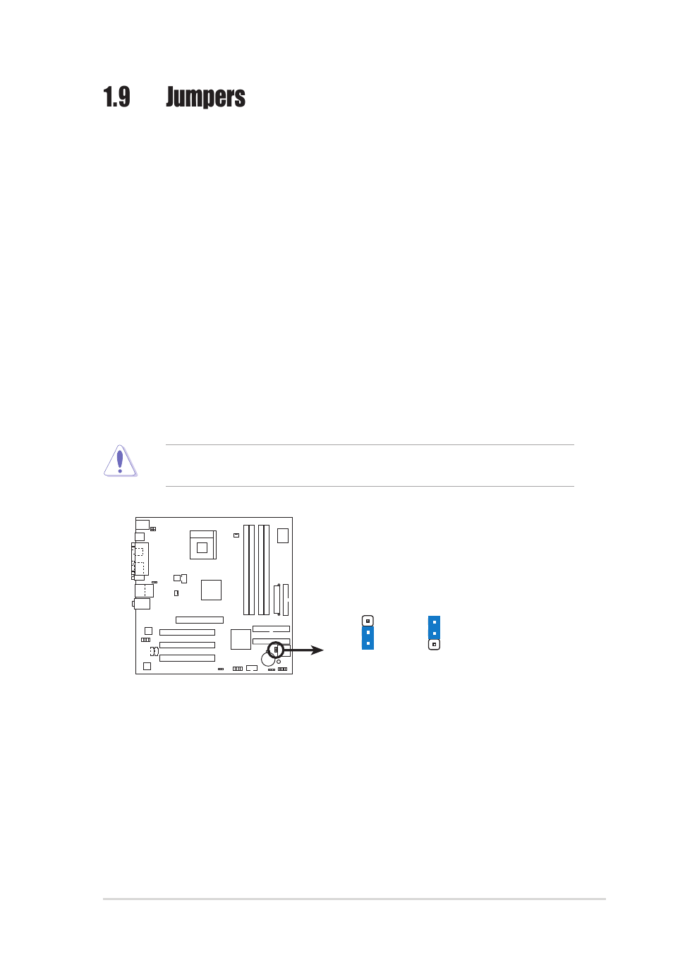 9 jumpers | Asus P4R800-VM User Manual | Page 25 / 64