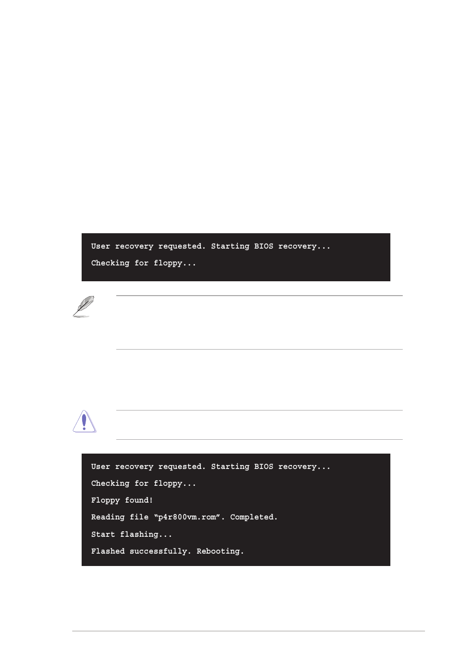 4 using asus ez flash to update the bios | Asus P4R800-VM User Manual | Page 39 / 64