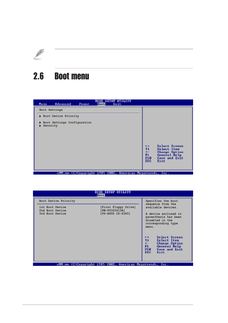 6 boot menu, 1 boot device priority, 1st ~ xxth boot device [1st floppy drive | Asus P4R800-VM User Manual | Page 56 / 64