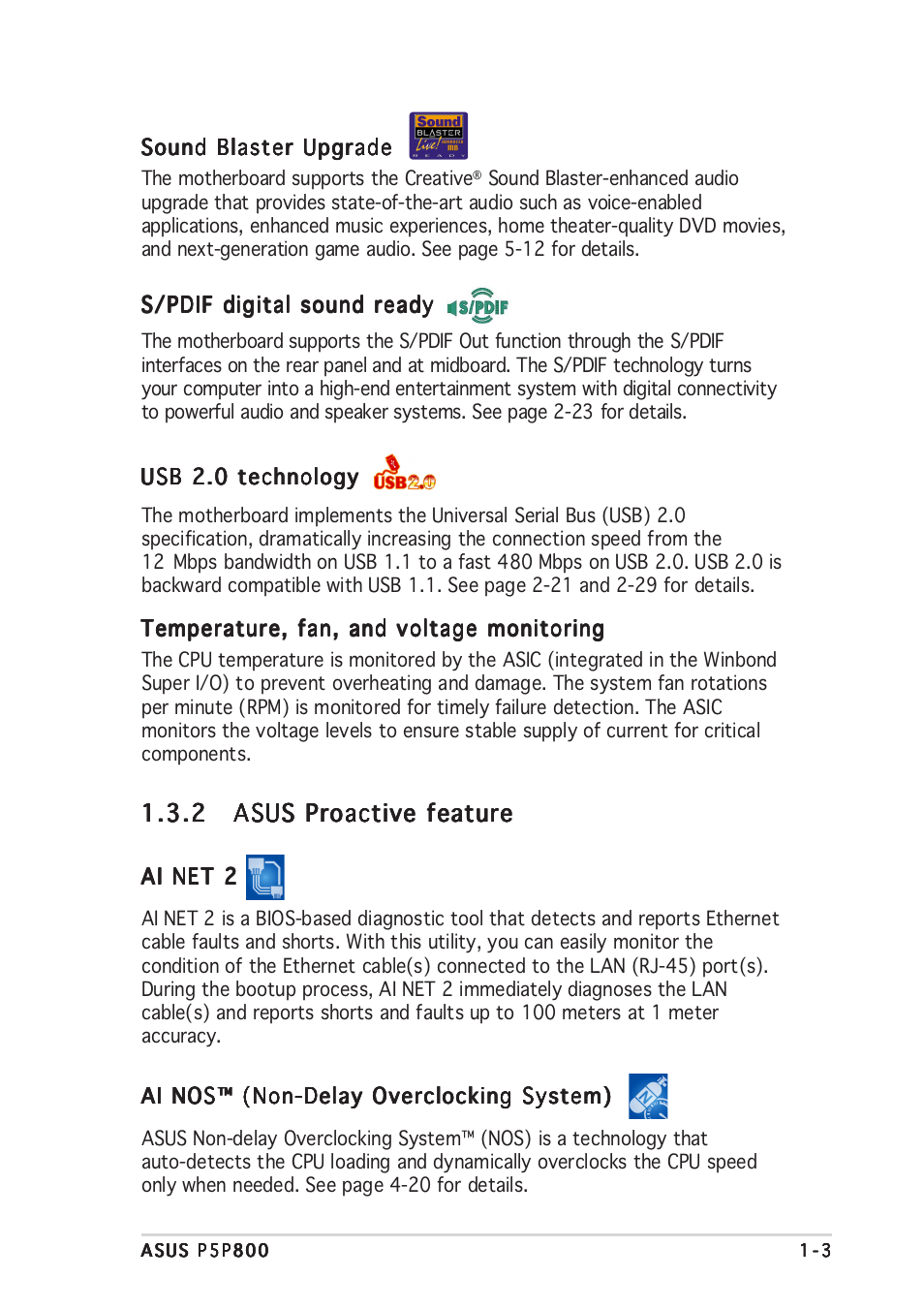 Asus P5P800 User Manual | Page 17 / 116