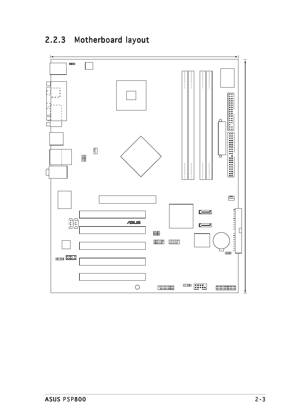 Intel ich5, Pci1, Pci2 pci3 pci4 pci5 | Asus P5P800 User Manual | Page 23 / 116