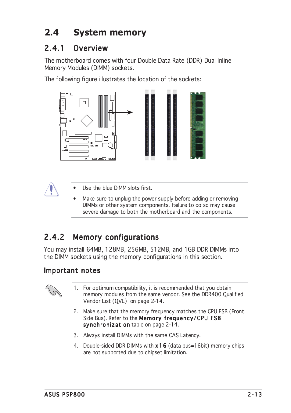 1 overview overview overview overview overview | Asus P5P800 User Manual | Page 33 / 116