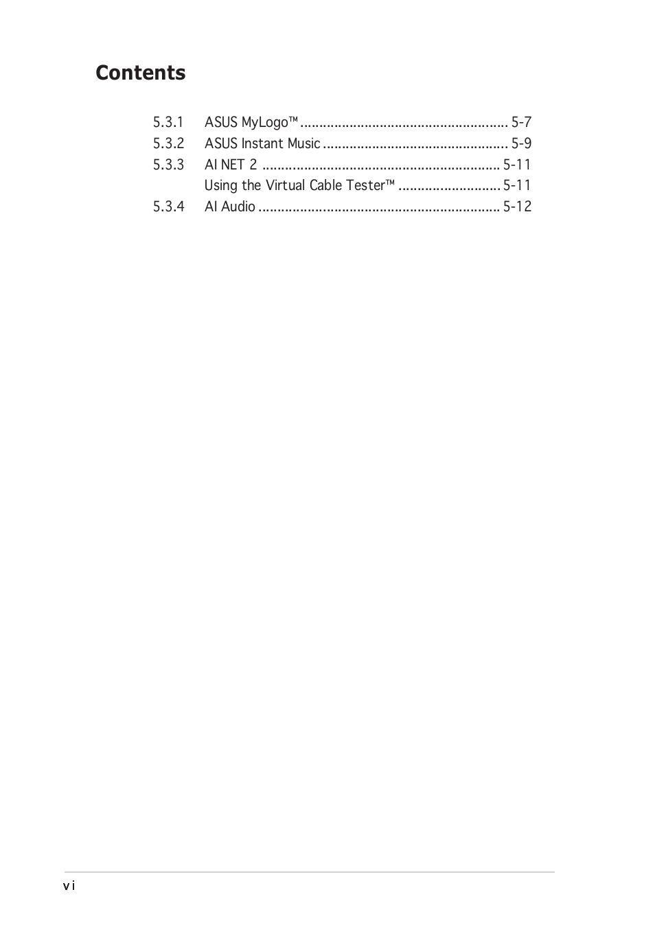 Asus P5P800 User Manual | Page 6 / 116