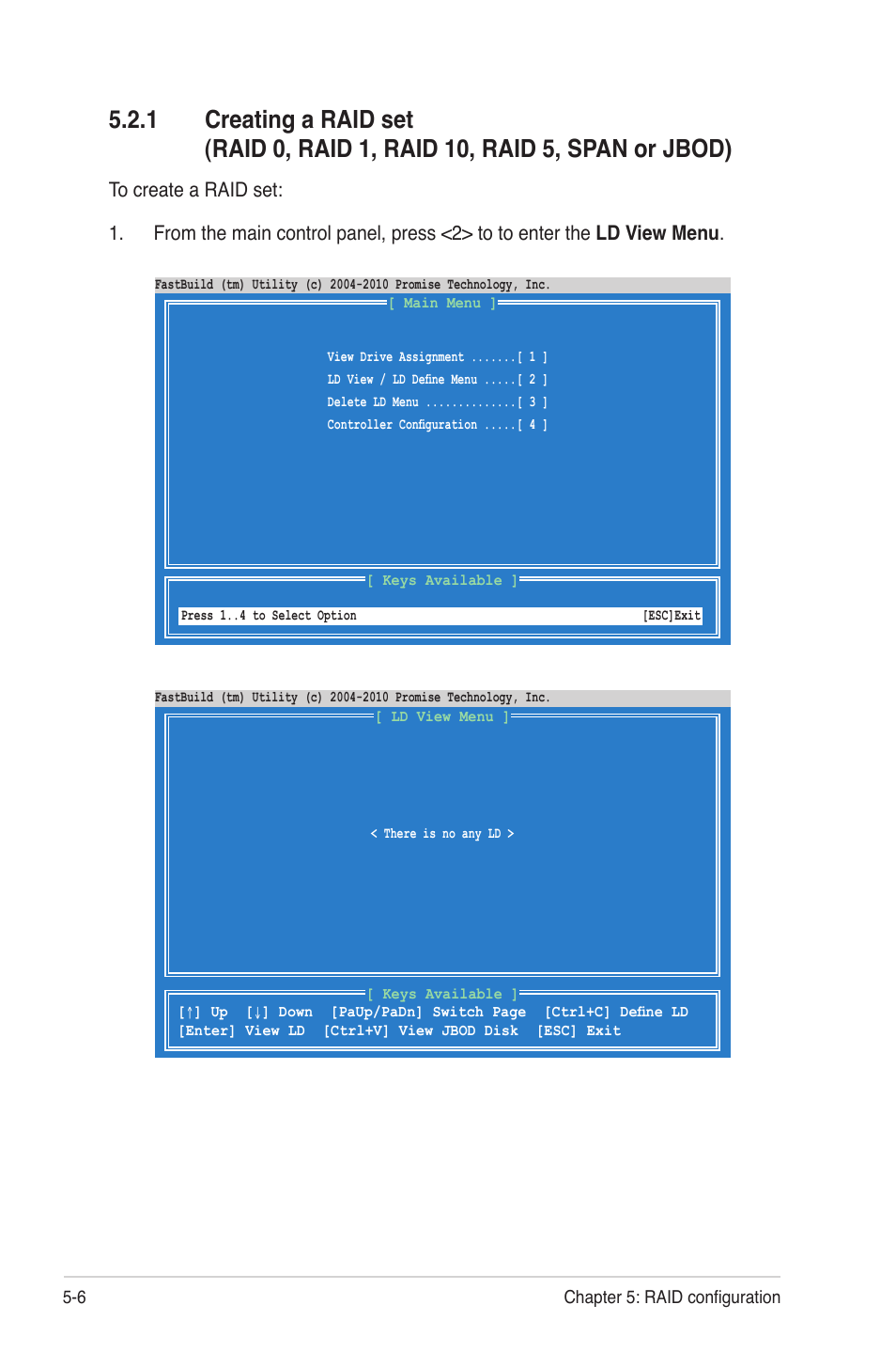 Creating a raid set -6 | Asus KGNH-D16 User Manual | Page 102 / 152