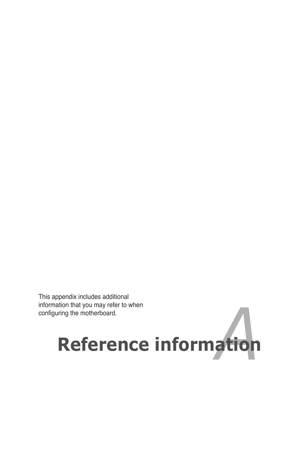 Appendix: reference information, Appendix, Reference information | Asus KGNH-D16 User Manual | Page 145 / 152