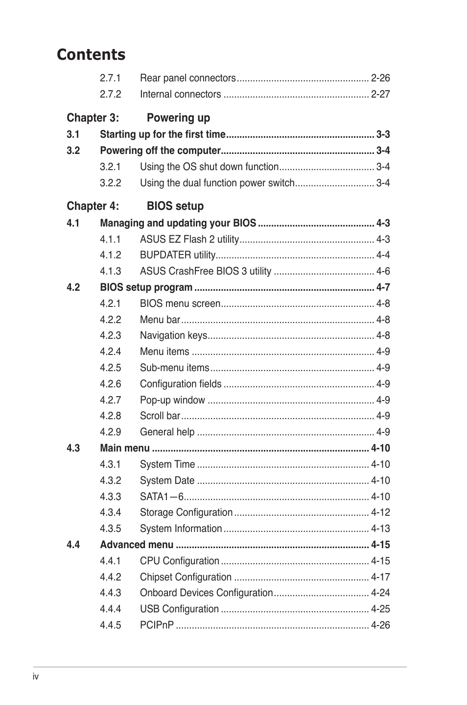 Asus KGNH-D16 User Manual | Page 4 / 152