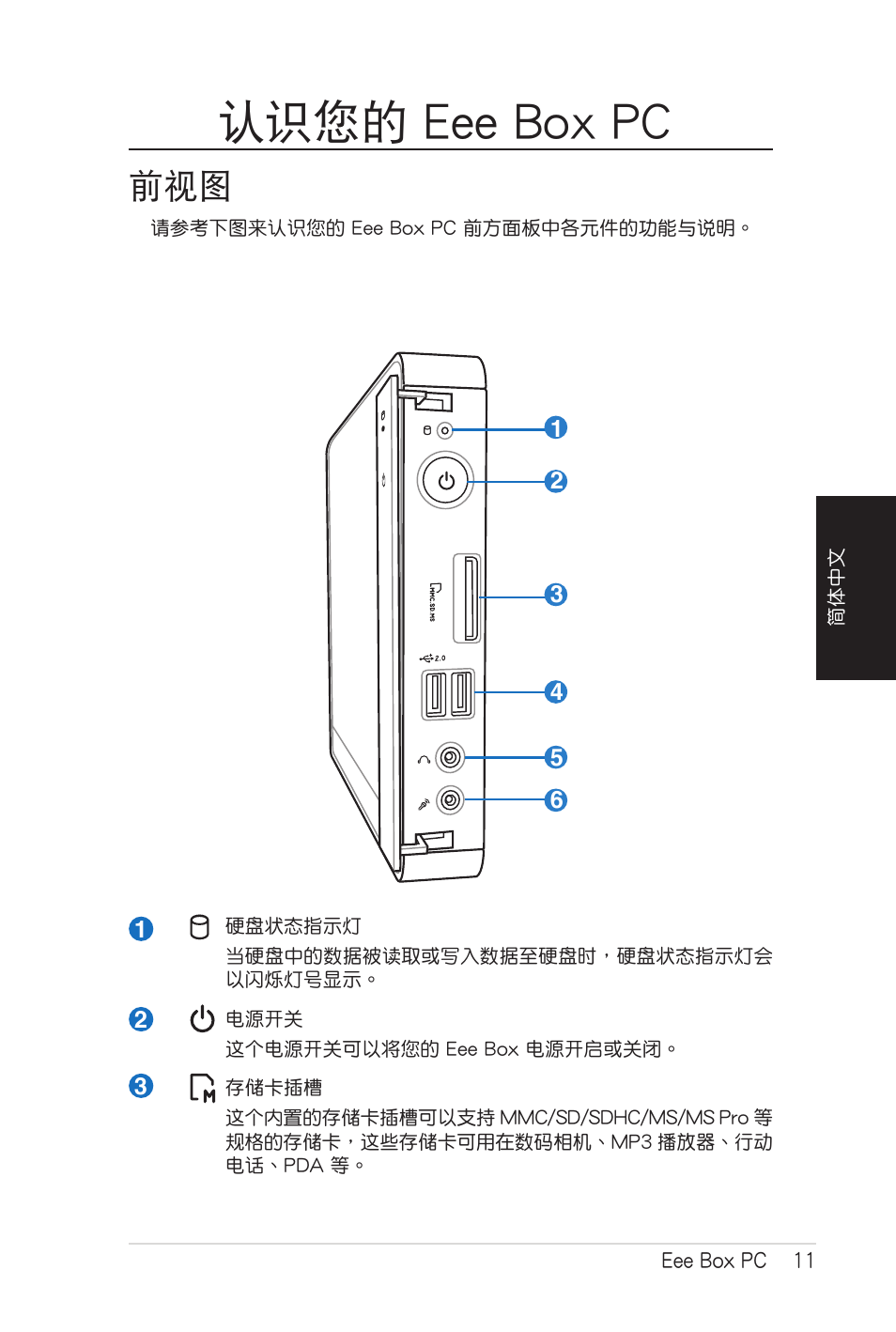 认识您的 eee box pc, 認識您的 eee box pc | Asus B206 User Manual | Page 79 / 104