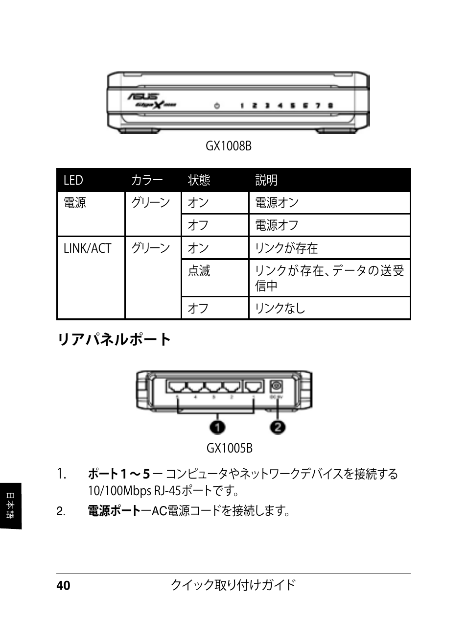 Asus GX1008B V5 User Manual | Page 41 / 46