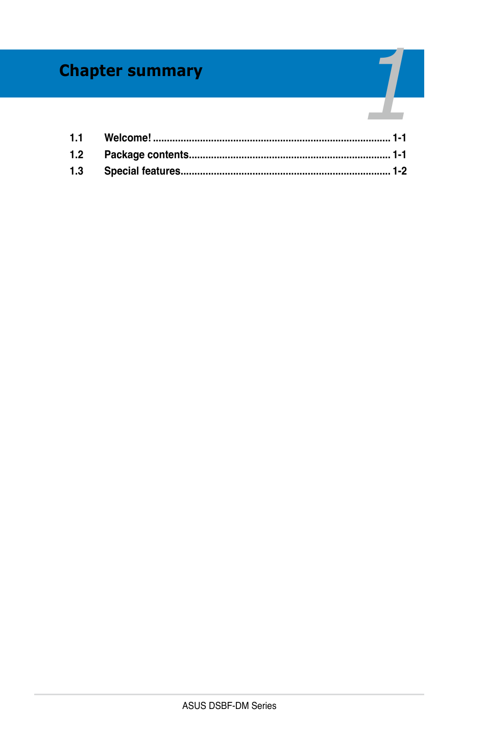 Asus DSBF-DM/SAS User Manual | Page 14 / 204