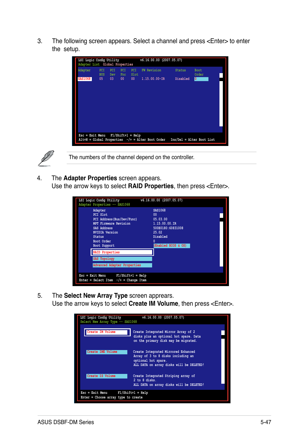 Asus dsbf-dm series 5-47 | Asus DSBF-DM/SAS User Manual | Page 157 / 204