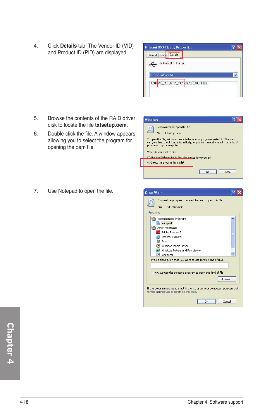 Chapter 4 | Asus P7P55D-E User Manual | Page 120 / 126