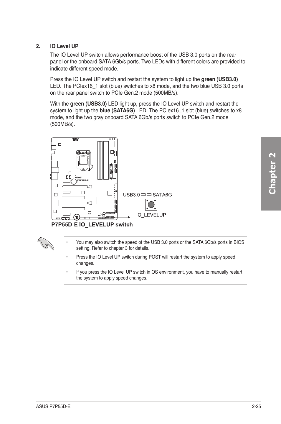 Chapter 2 | Asus P7P55D-E User Manual | Page 43 / 126