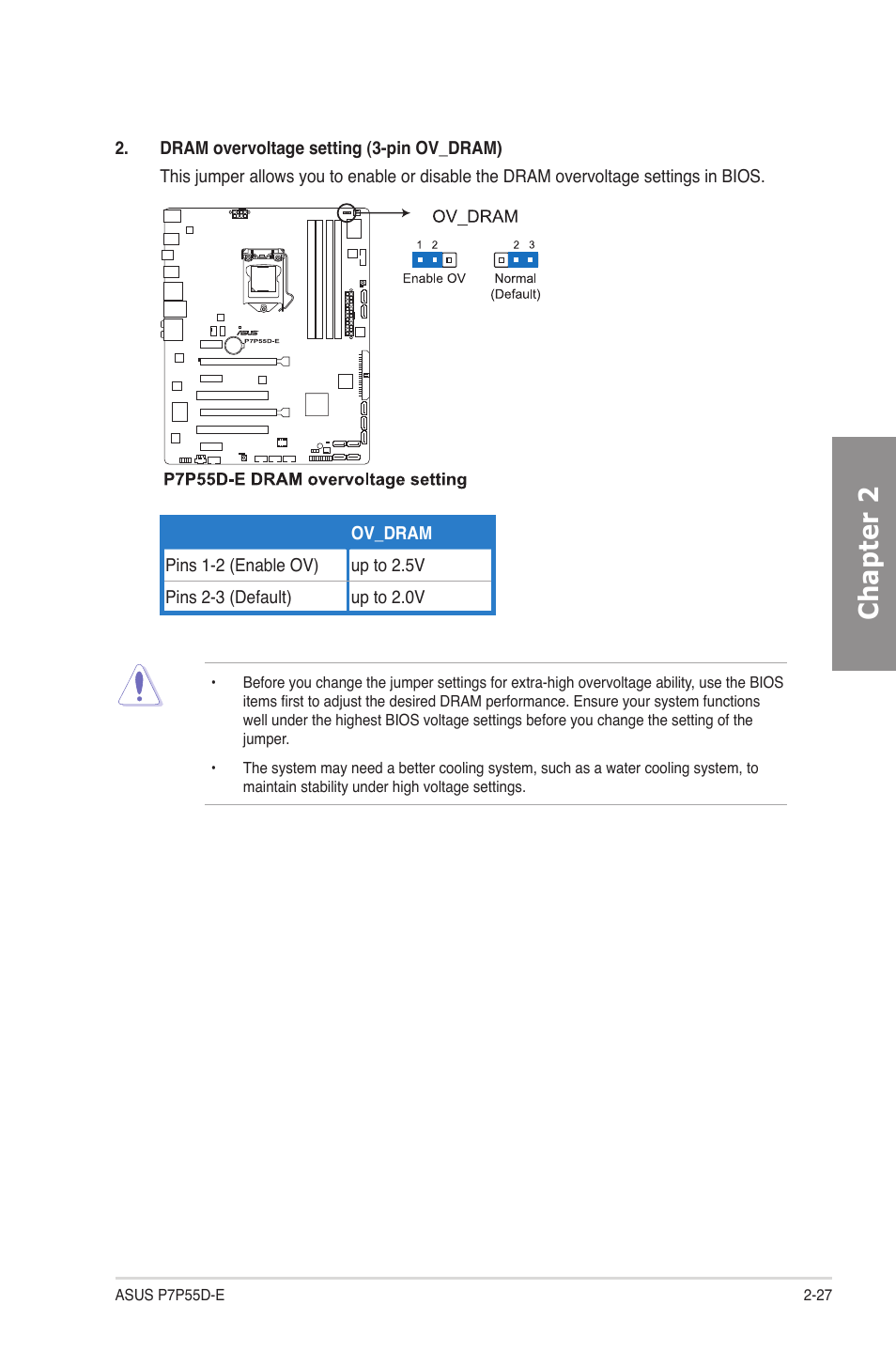 Chapter 2 | Asus P7P55D-E User Manual | Page 45 / 126