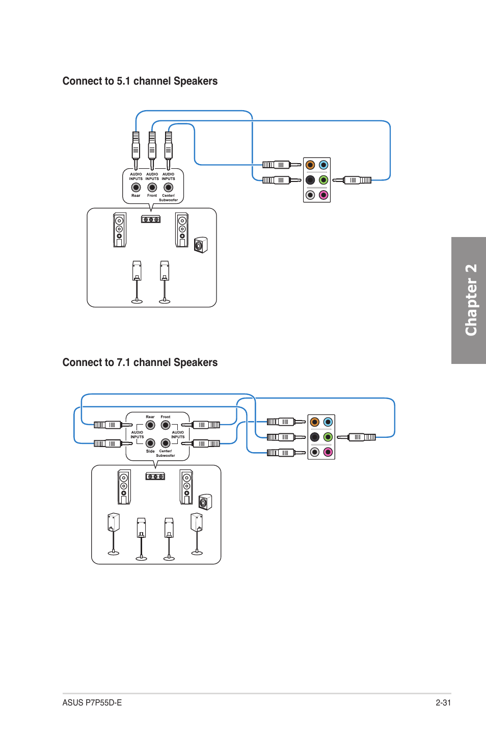 Chapter 2 | Asus P7P55D-E User Manual | Page 49 / 126