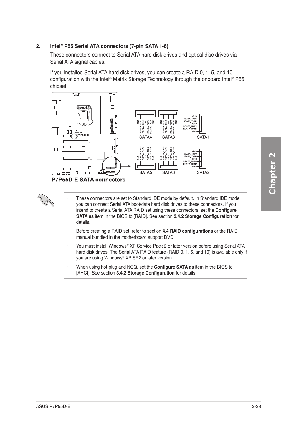 Chapter 2 | Asus P7P55D-E User Manual | Page 51 / 126