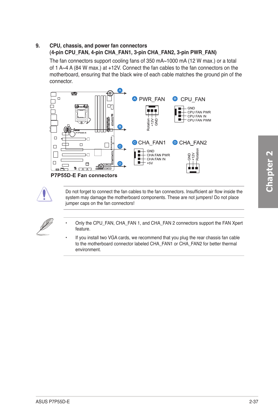 Chapter 2 | Asus P7P55D-E User Manual | Page 55 / 126