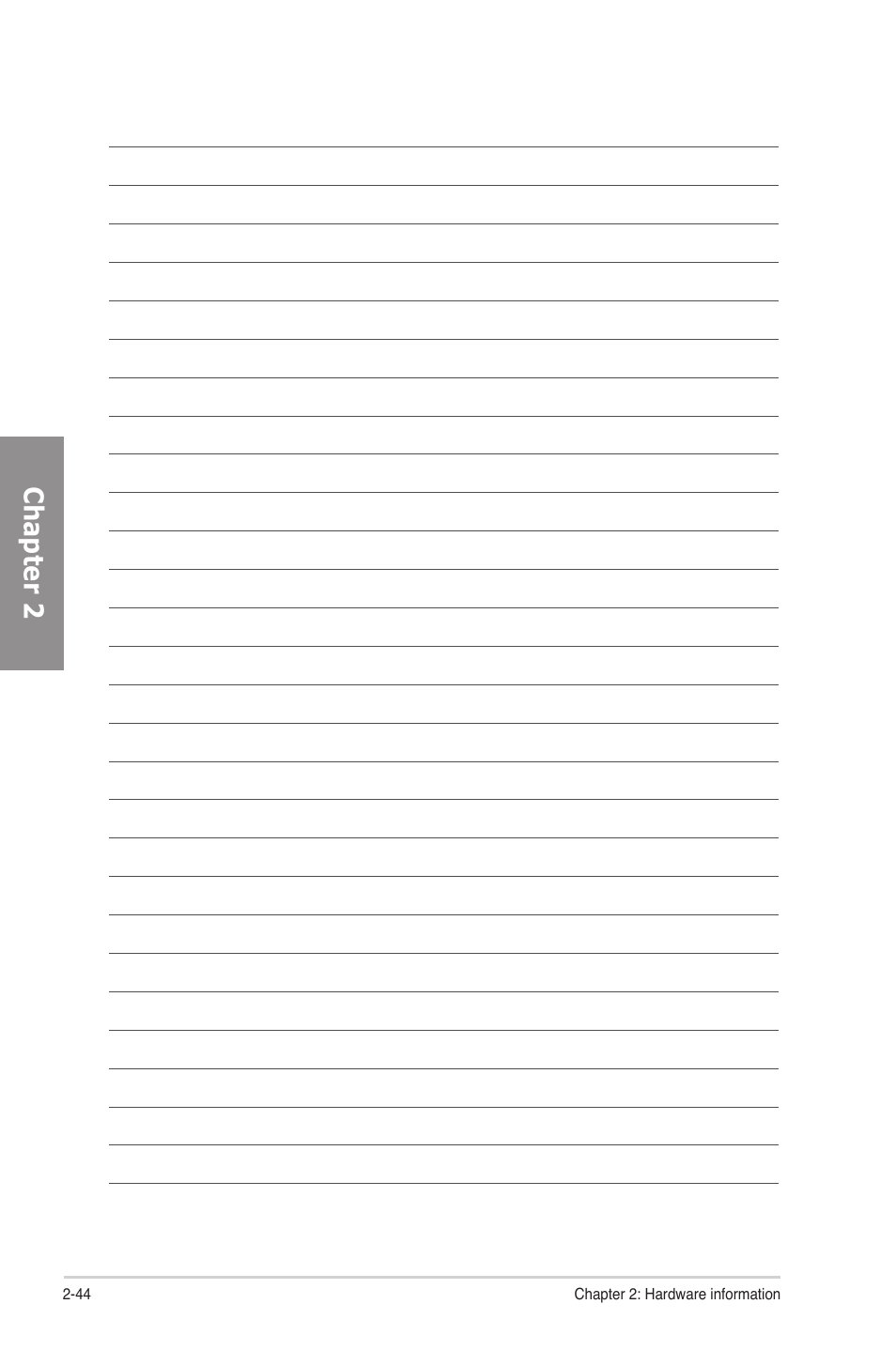 Chapter 2 | Asus P7P55D-E User Manual | Page 62 / 126