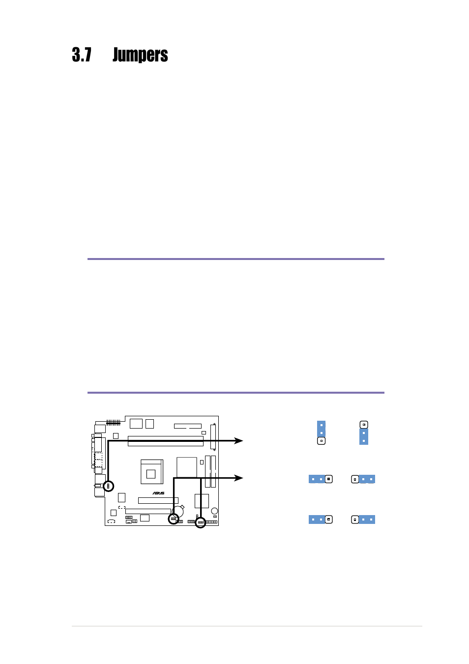 7 jumpers | Asus Terminator P4 533A User Manual | Page 43 / 98