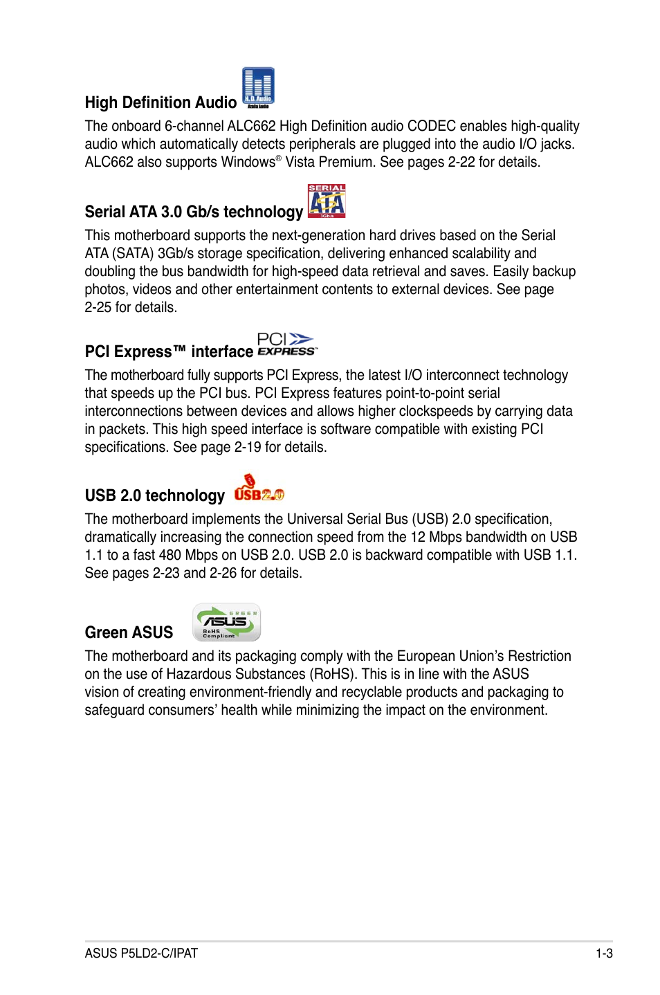 Asus P5LD2-C/IPAT User Manual | Page 17 / 96