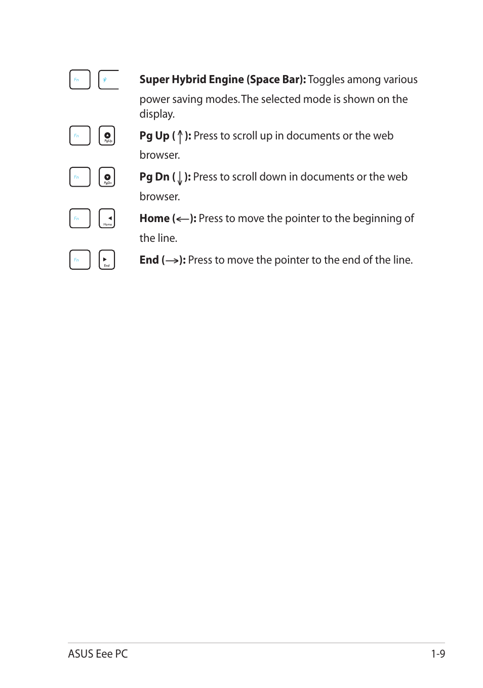 Asus Eee PC X101H User Manual | Page 17 / 50